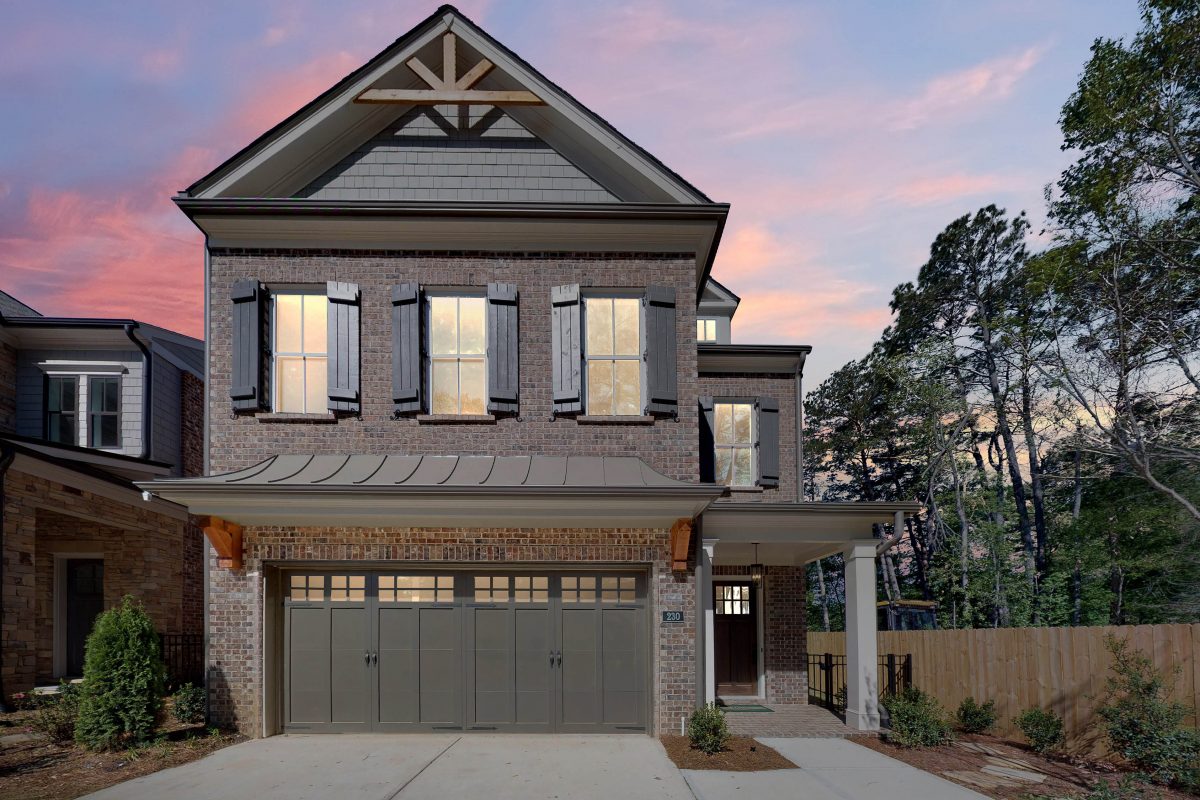 Canton Street Commons New Homes In Alpharetta Ga Peachtree